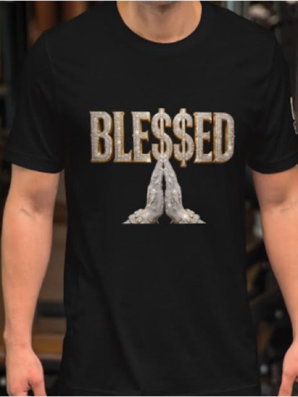 BLINGED OUT BLE$$ED T-SHIRT - Picture 9 of 15